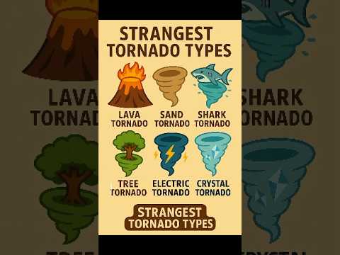 Strangest Tornado Types You’ve Never Seen Before 🌪🔥⚡#shorts