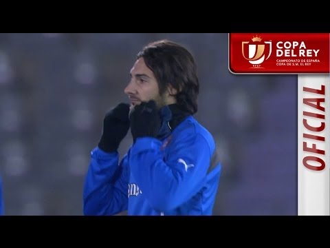 Calentamiento del RCD Espanyol