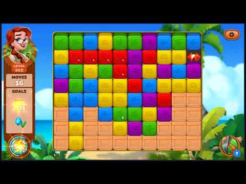 Lost Island Blast Adventure Level 662 - NO BOOSTERS 🏝️ | SKILLGAMING ✔️