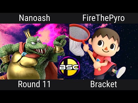 Nanoash (King K. Rool) VS FireThePyro (Villager) | BSC A.R.CADE SERIES #106 | Round Robin