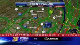 News 12 New Jersey Traffic and Weather 3/31/2014: A Messy Traffic Report