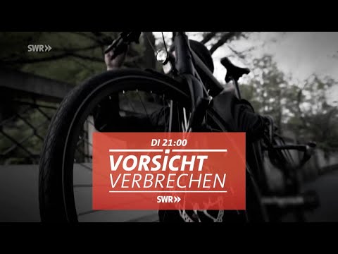 Gegen die Radlosigkeit: Schutz vor Fahrraddiebstahl. "Vorsicht Verbrechen" im SWR Fernsehen