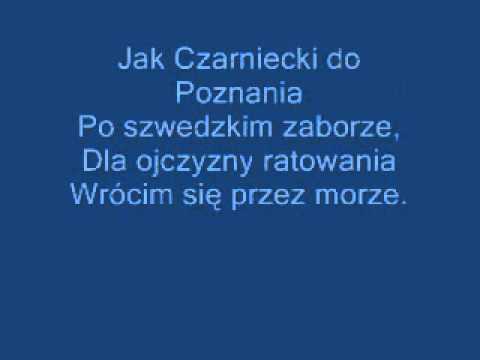 Hymn Polski-Mazurek Dąbrowskiego(caly)+tekst