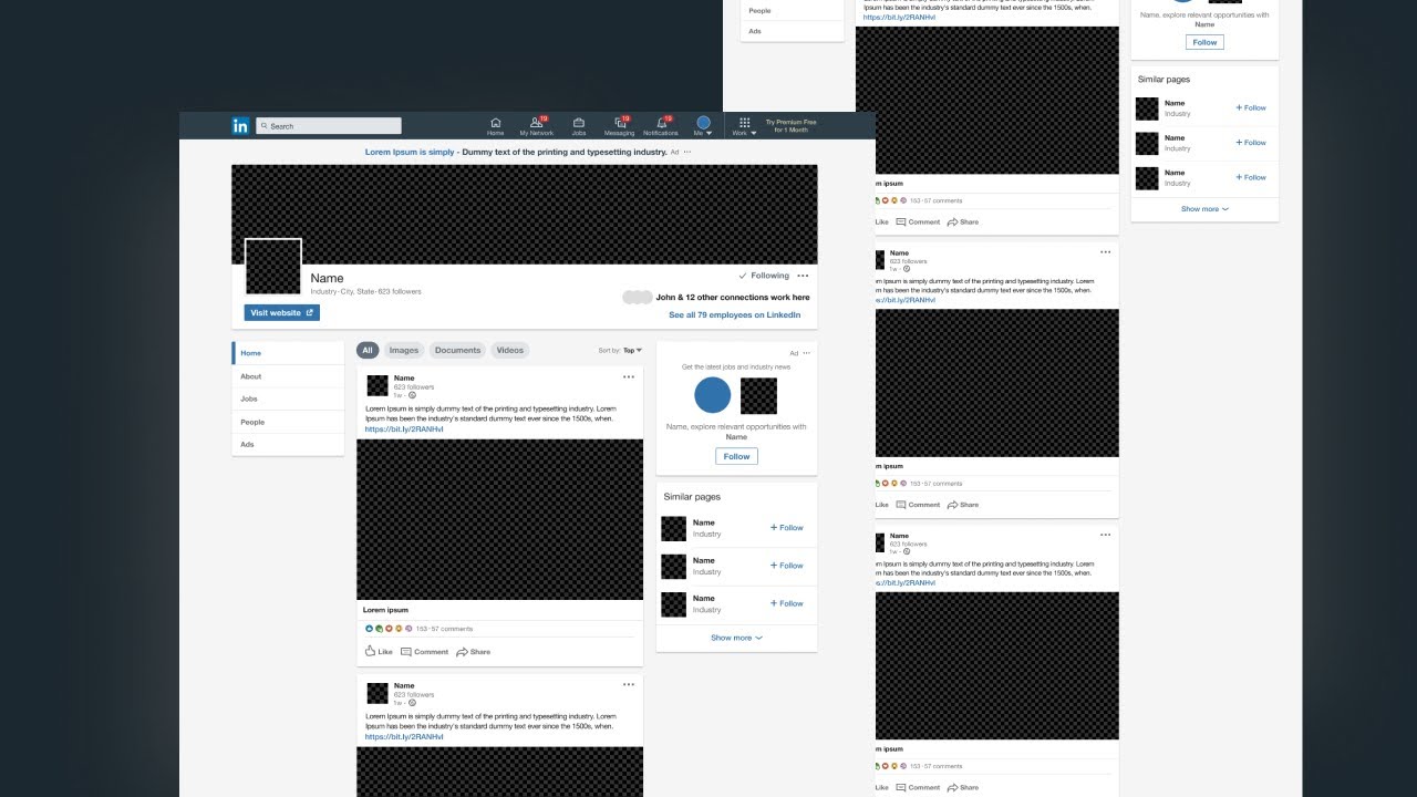 🔴Build Responsive LinkedIn 2.0 Clone with ReactJS (Html CSS Javascript) React JS  beginner projects