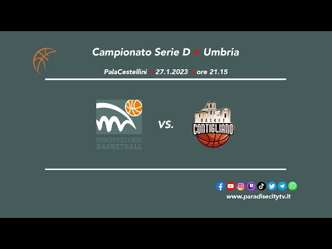 Highlights Serie D Umbria 2022-2023 - Pontevecchio Basket vs. Basket Contigliano