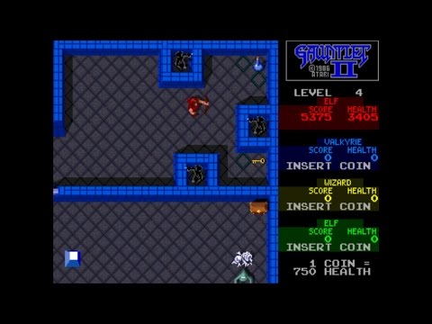 Lukozer Retro Game Review 292 - Gauntlet II - Arcade Coin-Op