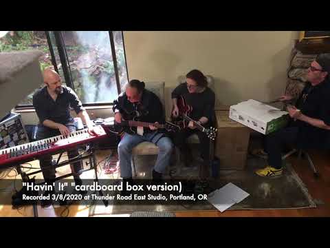 "Havin' It" by Paul Gilbert, "Cardboard" edition