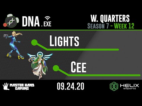 DNA.EXE S7:W12 - Lights (Zero Suit Samus) Vs. Cee (Palutena) - W Quarterfinals