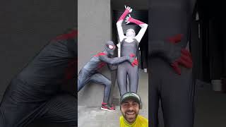 Homem aranha fez a Gwen Stacy desmaiar 😂😂😂 #shorts #spiderman