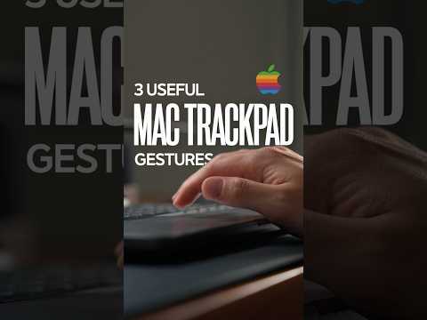 3 USEFUL Mac Trackpad Gestures 💻 #shorts