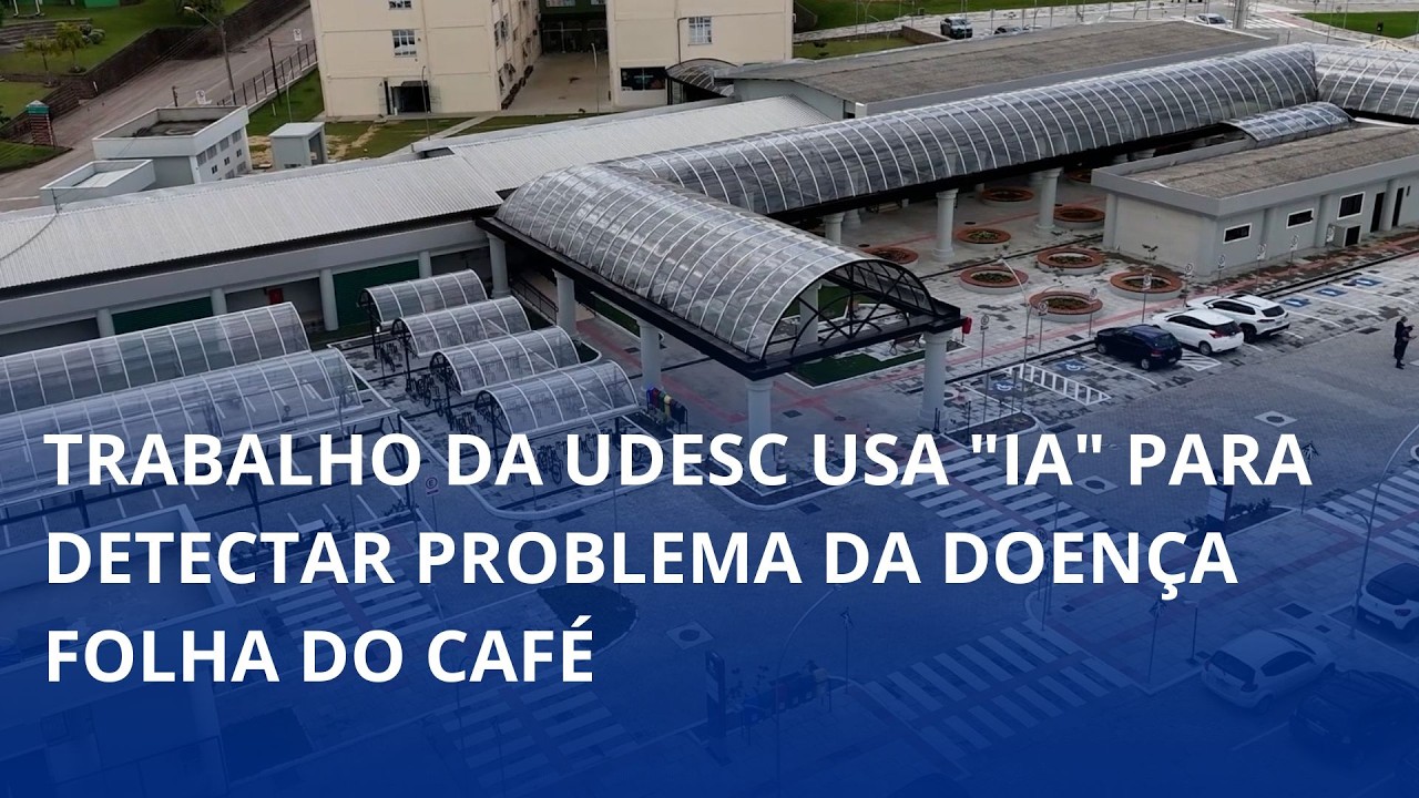 Doença na folha do café. Trabalho da UDESC usa “IA” para detectar problema