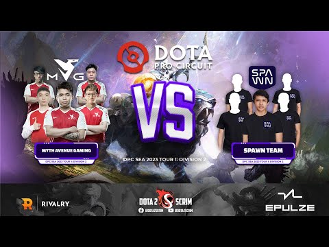 Myth Avenue Gaming vs SPAWN Team - DPC SEA 2023 Tour 1: Division II - Game Highlights - BO3