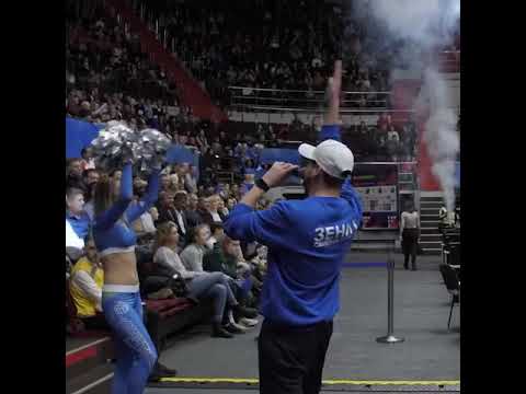 Ведущий волейбольного клуба Зенит Санкт-Петербург. Матч Зенит - Динамо