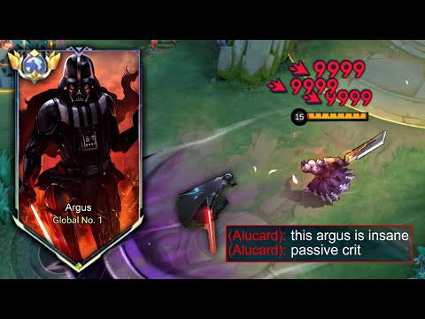 ARGUS WTF CHEAT DAMAGE BUILD!! INSANE LATE GAME DAMAGE TO DESTROY META!!💀