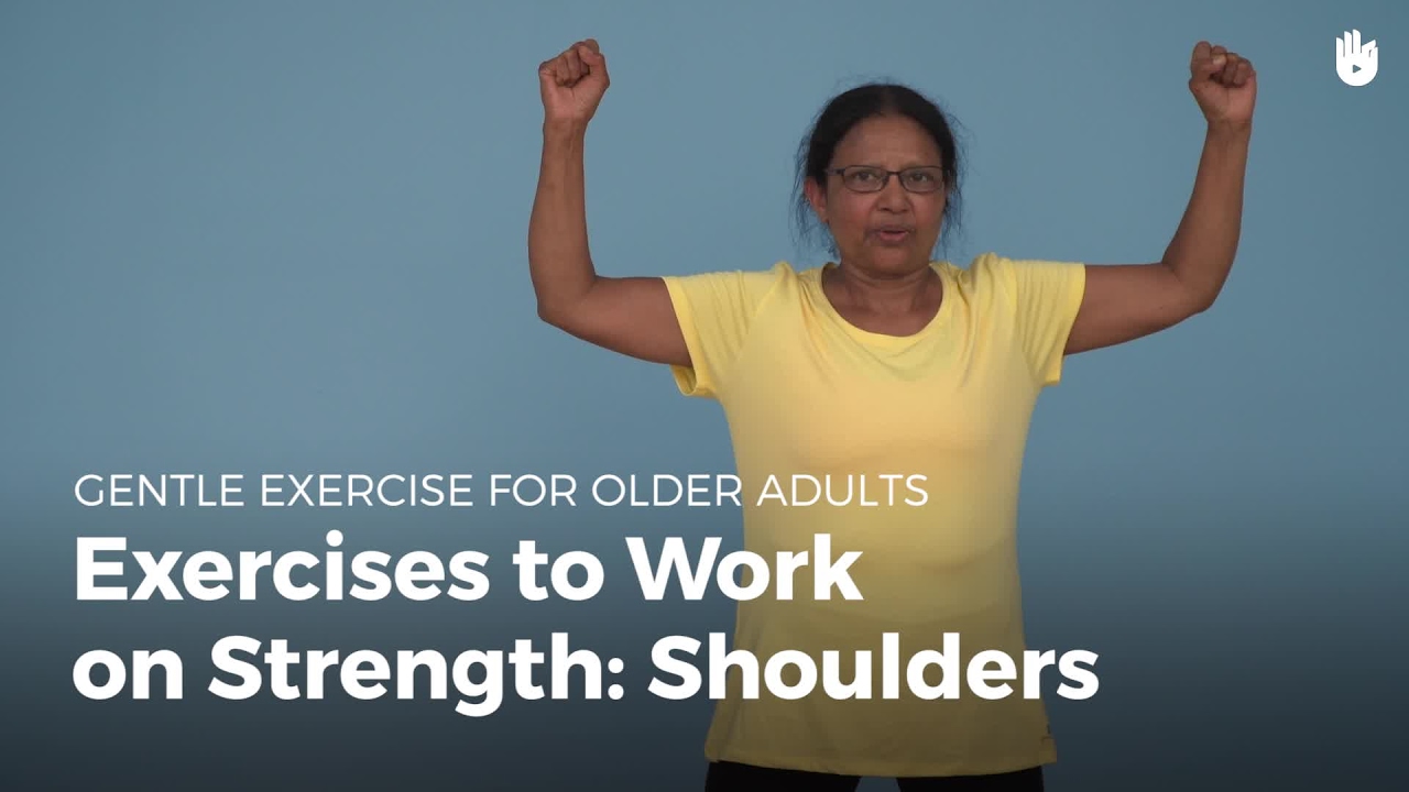Shoulder Workouts - Gentle Exercise for Older Adults | Sikana