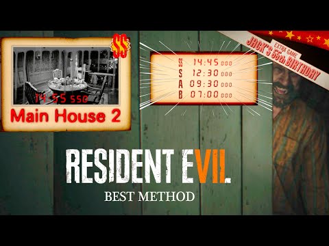 Resident Evil 7 PS5 SS RANK Main House 2 (Jacks 55 Birthday Best - Method)