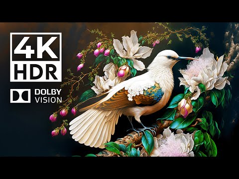 Strange Animals Dolby Vision 4K HDR | with Cinematic Sounds (Animal Colorful Life)
