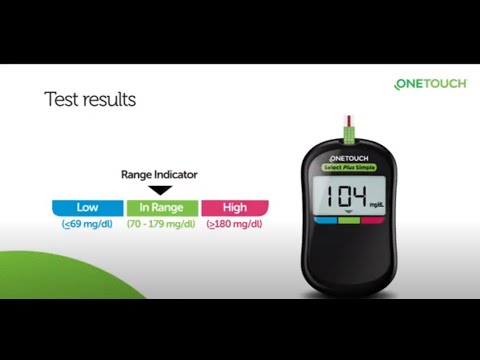 Glucometer Select Plus Simple with 10 Strips (One Touch)