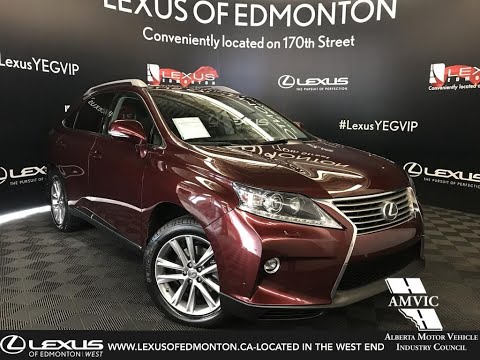 Used Red 2015 Lexus RX 350 Touring Package Walk Around Review - Devon, Alberta