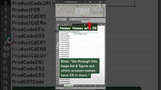 Word count with Countif. Use this along with the wildcard to get counts of letters in words. In our example, we need the number of times a name appears with ER in it. - Excel Xpert tutorial video