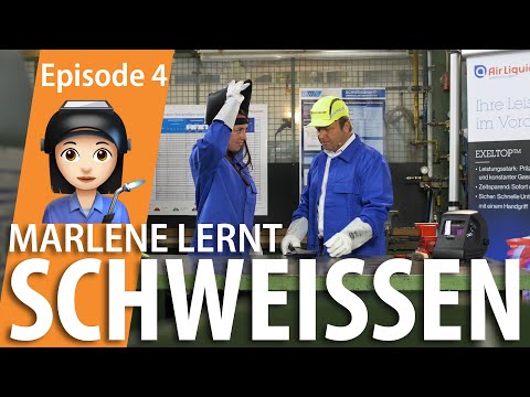 Marlene lernt Schweißen, Folge 4: Spritzer vermeiden und Nachbearbeitung