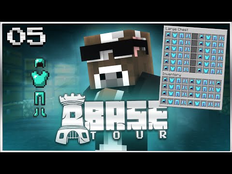 Minecraft FACTIONS Base Tour - BEST OP ARMOR BASE - Ep. 5 ( Minecraft Base School )