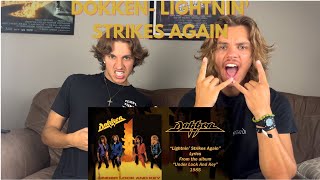 Twins React To Dokken- Lightnin&#39; Strikes Again!!!
