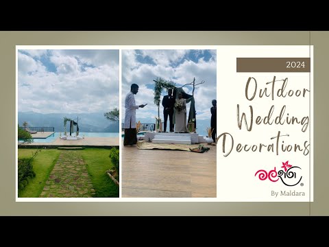 HARSHANI + ISHAN | Sri Lankan Modern Wedding | 4K | Story-Teller of Decoration #maldara