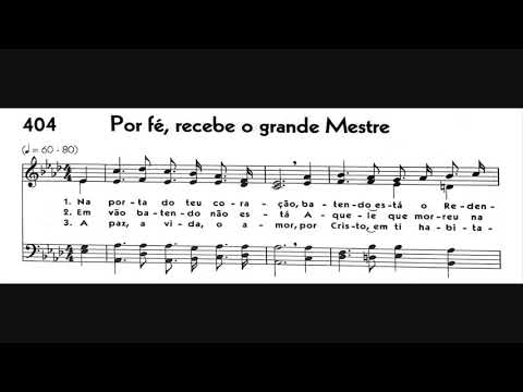 Hinário 5 CCB - Hino 404 - Por fé, recebe o grande Mestre - Strings - Teclado Yamaha PSR S670