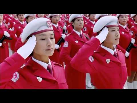 Chinese Female Soldiers Parade