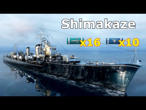 World of WarShips Shimakaze - 5 Kills 274K Damage