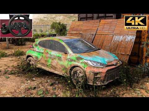 Rebuilding TOYOTA GR YARIS (700HP) - Forza Horizon 5 | Steering Wheel + Shifter Gameplay.