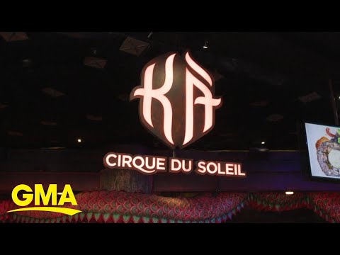 Behind the scenes of 'KÁ' by Cirque du Soleil l GMA