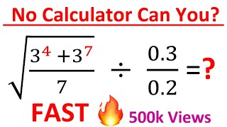 Can You Simplify Without Using Calculator | How to Simplify Radical expression | Square root