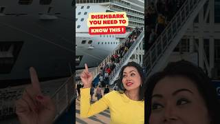 This Cruise Disembarkation Hack Saves Hours #cruisevlog #travel #shorts