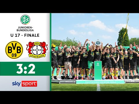 14-Jähriger mit Siegtreffer in LETZTER Sekunde! | Dortmund – Leverkusen | U17 Bundesliga | Finale
