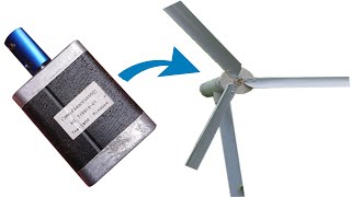 How to make a Wind Turbine Generator from Stepper Motor