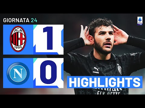 Video highlights della Milan vs Napoli (1 a 0) - Giornata 24 - Fantacalcio e fantamedie