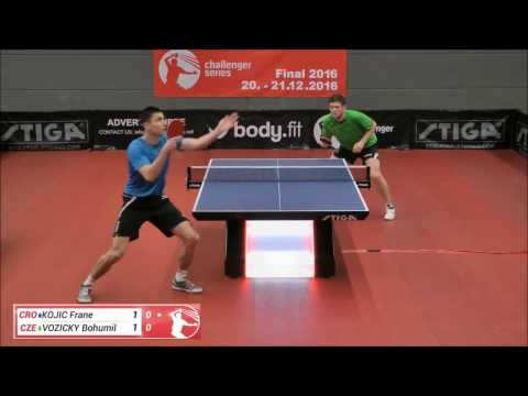 Table Tennis - Challenger Series Finals 2016 - Frane Kojic vs Bohumil Vozicky - Final