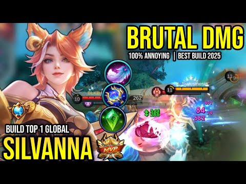 SILVANNA BEST BUILD 2025 | BUILD TOP 1 GLOBAL SILVANNA GAMEPLAY | MOBILE LEGENDS✓