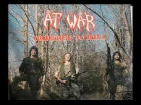 AT WAR - EAT LEAD online metal music video by AT WAR