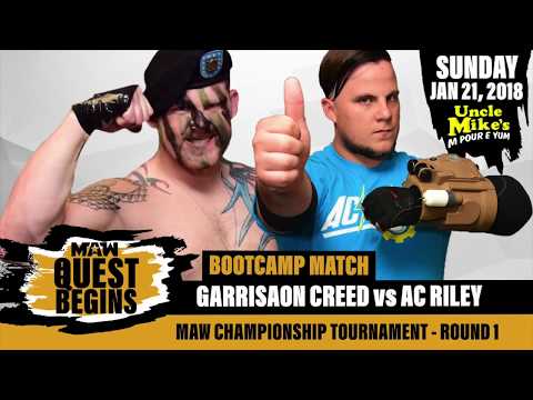 MAW UPDATE (1.6.18): AC Riley demands a match with Garrisaon Creed!