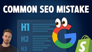 Shopify SEO - A Really Common SEO Mistake in 2025 (especially on Horizon theme)