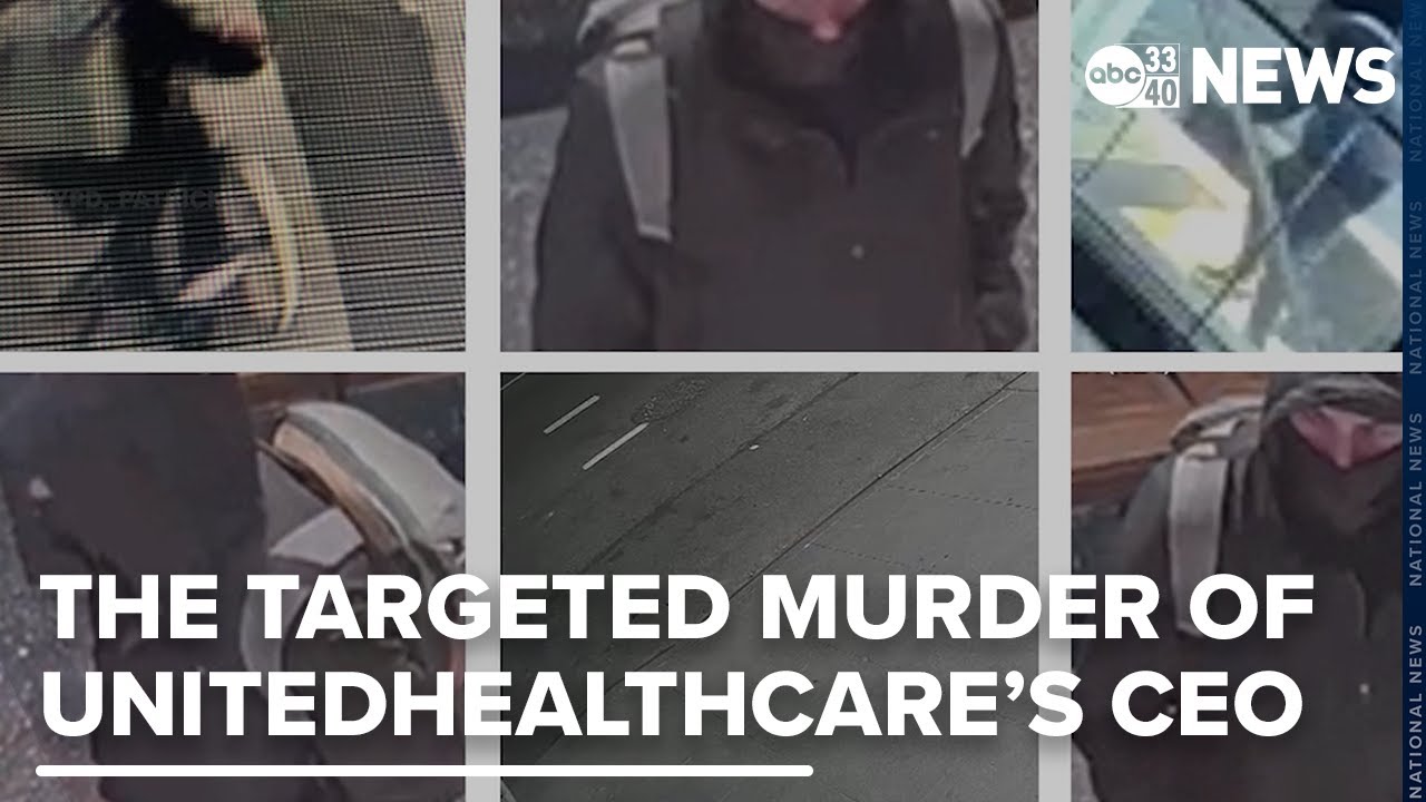 Surveillance videos track the shooting suspect's movements after the murder of UnitedHealthcare CEO
