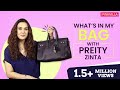 What S In My Bag With Preity Zinta Pinkvilla Bollywood Fashion Lifestyle