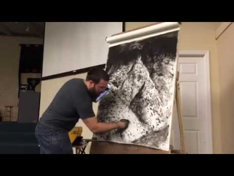 "Knowing God" (Exodus 16-17, 19-40) time lapse drawing