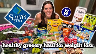 Healthy Sam's Club Grocery Haul | WeightWatchers Points & Calories | Weight Loss Journey