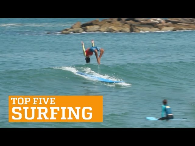 PEOPLE ARE AWESOME: TOP FIVE - SURFING