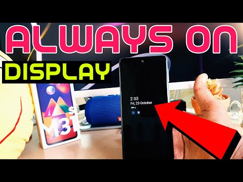 How To Enable Always On Display in Samsung Galaxy M31s