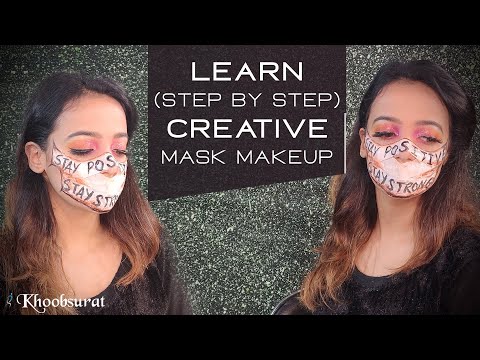 Learn Creative Mask Makeup | Mask Makeup Tutorial | Step By Step Tutorial | Pooja Goel